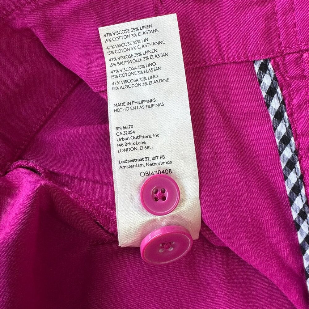MAEVE by Anthropologie Colette Sailor Shorts Womens 6 Pink Purple Short Women - Picture 8 of 10
